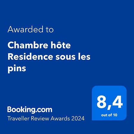 Chambre Hote Chez L'Habitant Residence Sous Les Pins Cassis Kültér fotó